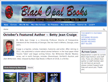 Tablet Screenshot of blackopalbooks.com
